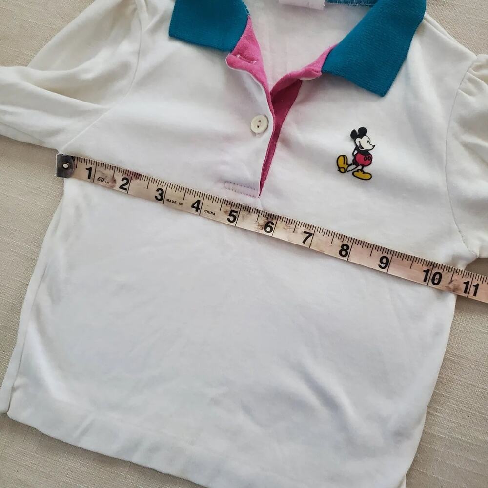 Vintage Disney Mickey Mouse Color Pop Shirt 3t - Picture 8 of 10